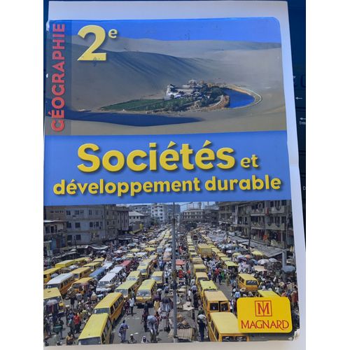 Géographie Sociétés Et Développement Durable