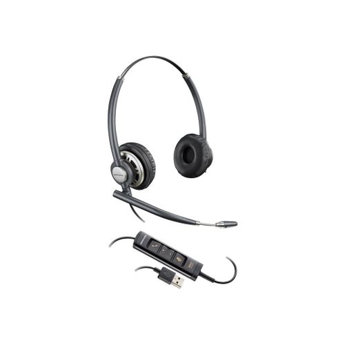 Poly EncorePro 725 - EncorePro 700 Series - micro-casque - sur-oreille - filaire - USB-A - noir