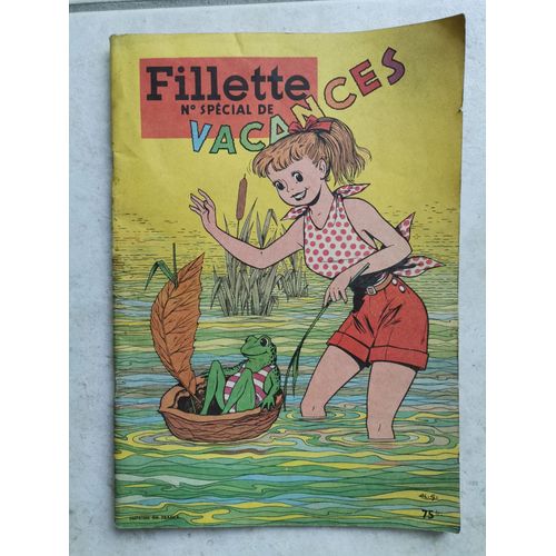 Magazine Vintage Fillette Numéro Spécial De Vacances