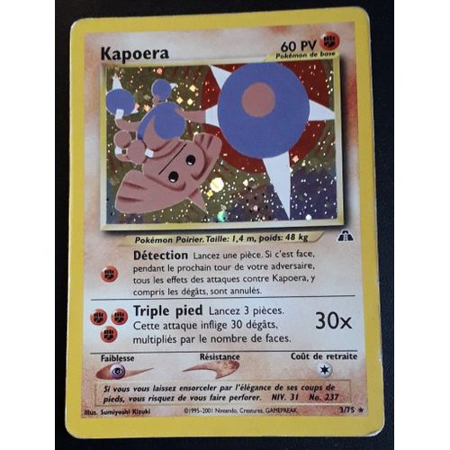 Carte Pokémon Kapoera 3/75 [Holo] - Neo Discovery Wizards (Vf)
