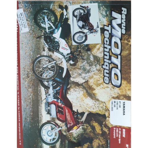 Vend Revue Technique Moto Yamaha 125 Sr,Xt Bmw K100