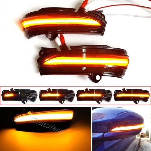 2pcs Coulant Clignotant Led Côté Aile Rétroviseur Indicateur Dynamique Clignotant Pour Ford Mondeo Mk5 2014-2019 Mk V 5