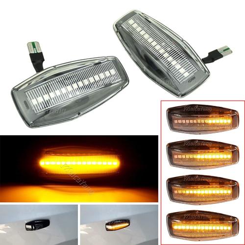 Lampe de marquage latéral dynamique à LED, clignotant, pour Hyundai I10,  voyage, Sonata, Elantra, Getz, XG, Tucson, Terracan, Coupe Matrix, 2 pièces