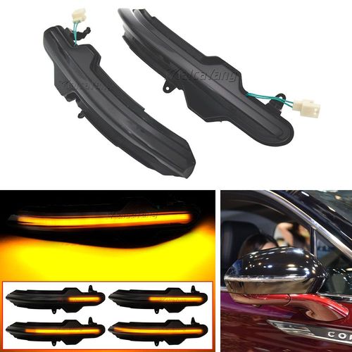 Clignotant Dynamique Led Pour Rétroviseur De Voiture, 2 Pièces, Clignotant, Lampe Répéteur Pour Lincoln Corsair Nautilus 2020 2021