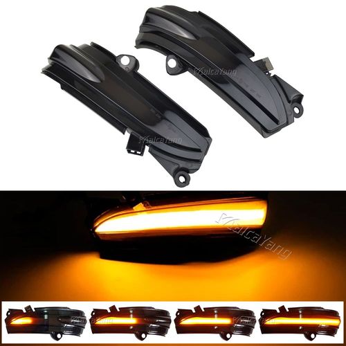 2pcs Coulant Clignotant Led Côté Aile Rétroviseur Indicateur Dynamique Clignotant Pour Ford Mondeo Mk5 2014-2019 Mk V 5