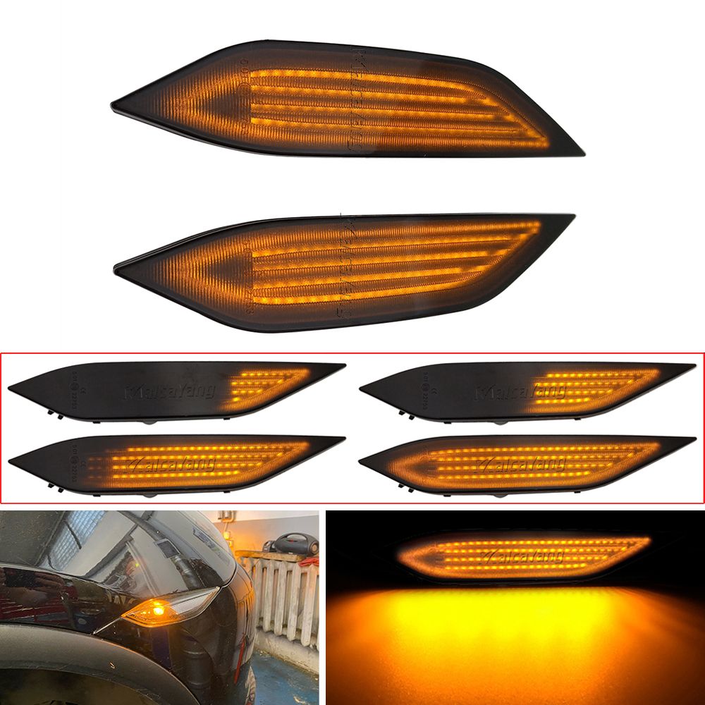 Clignotants Latéraux Dynamiques À Led, 2 Pièces, Feu Clignotant #95863107200 Pour Porsche Cayenne 958 92a 2011-2014