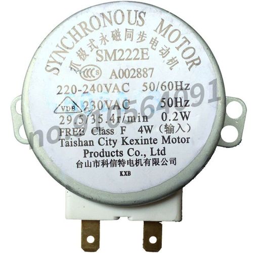 Moteur synchrone pour four à micro-ondes plat Midea SM222E, moteur à arbre carré AC220-240v, pièces de four à micro-ondes