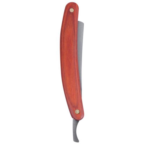 Rasoir De Barbier À Bord Droit En Acier, Vintage, Ancien Style, Couteau De Rasage Pliant, Outils D'épilation, Manche En Bois