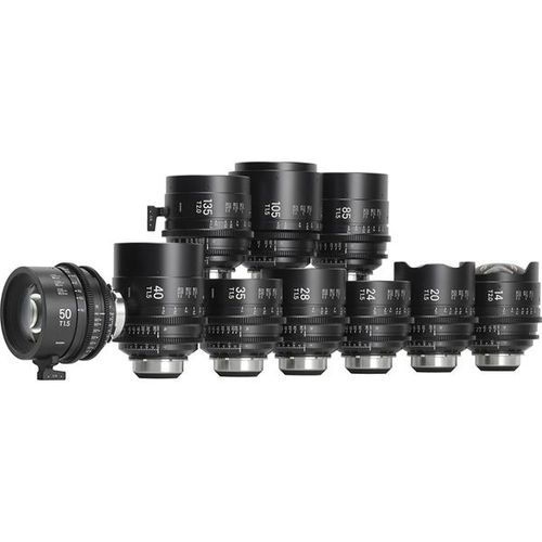 Sigma Cine FF Classic Prime ¿ Kit de 10 Objectifs Cinéma