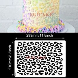 Pochoir De Gâteau En Plastique Dentelle, Outil De Décoration De Gâteaux, Motif De Pointes De Blé