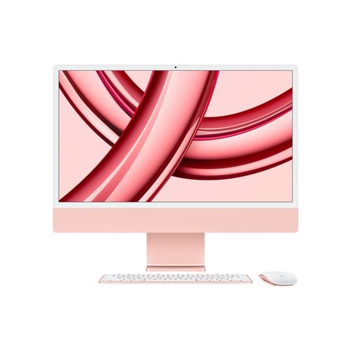 Apple iMac with 4.5K Retina display MQRD3FN/A - Fin 2023 - M3 8 Go RAM 256 Go Rose AZERTY