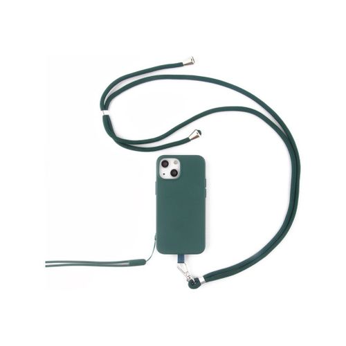 Jaym Pop - Coque De Protection Pour Téléphone Portable - Avec Cou Et Poignet - Silicone Liquide - Vert Sapin - Pour Apple Iphone 14 Pro