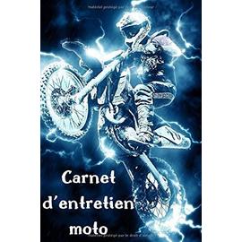 Entretien: Carnet d'entretien moto: Accessoire moto carnet entretien moto  avec pages préfabriquées - Accessoires moto - Entretenir sa moto -  Mecanique