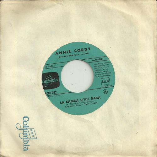Annie Cordy : De L'opérette "Tête De Linotte" T'es Mon Terr' Neuve (Raymond Vincy - Francis Lopez) / La Samba D'ali Baba (Raymond Vincy - Francis Lopez)