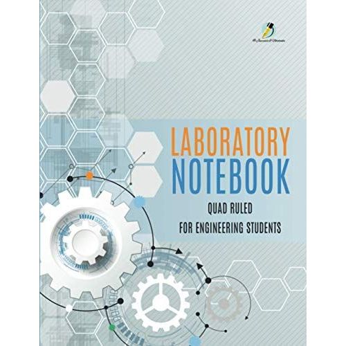Laboratory Notebook Quad Ruled For Engineering Students