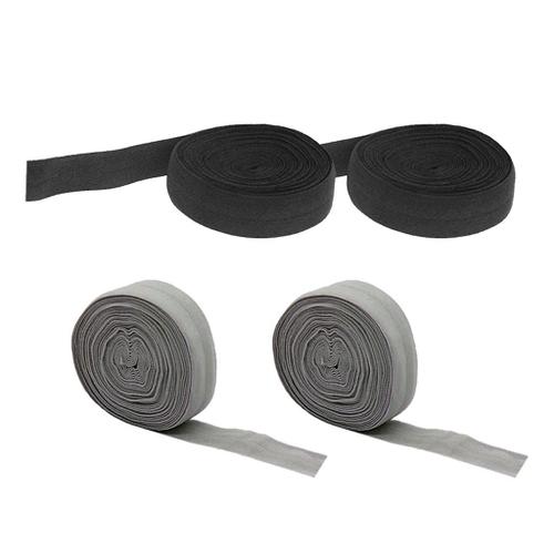 4 Rouleaux De 2 Cm De Biais Plat Élastique Ruban De Reliure Artisanat Vêtements Couture Corde Tressée