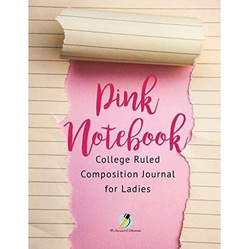 Pink Notebook College Ruled Composition Journal For Ladies