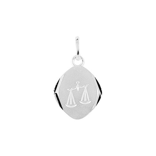 Pendentif Mixte - Argent 925 - Signe Astrologique - Balance