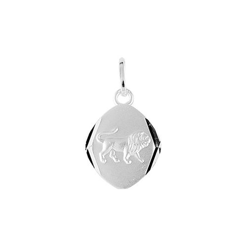 Pendentif Mixte - Argent 925 - Signe Astrologique - Lion