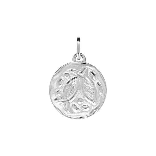 Pendentif Mixte - Argent 925 - Signe Astrologique - Poissons