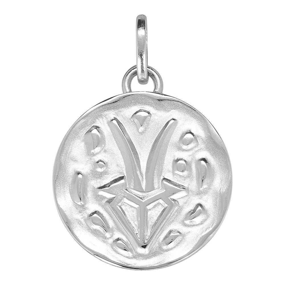 Pendentif Mixte - Argent 925 - Signe Astrologique - Capricorne