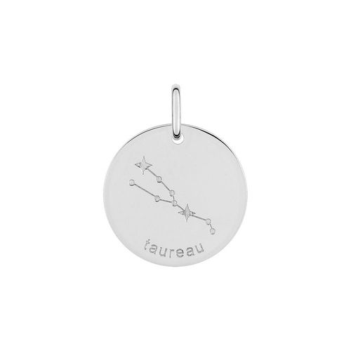 Pendentif Mixte - Argent 925 - Signe Astrologique - Constellation Du Taureau