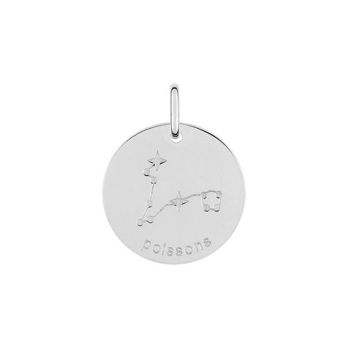 Pendentif Mixte - Argent 925 - Signe Astrologique - Constellation Du Poissons