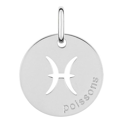 Pendentif Mixte - Argent 925 - Signe Astrologique - Poissons