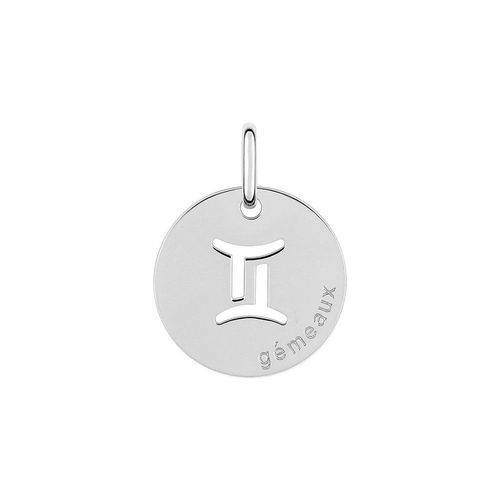Pendentif Mixte - Argent 925 - Signe Astrologique - Gémeaux