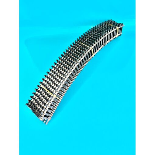 Rails Courbes Jouef Hornby R605 En Maillechort - Voie HO Courbe, 8 Rails, échelle 1/87
