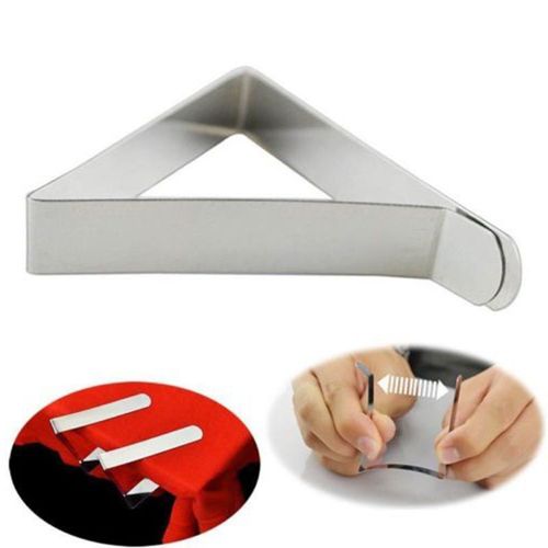 Carte En Acier Inoxydable, 6/12 Pièces, Clips Pour Nappe, Couverture, Tissu, Accessoires