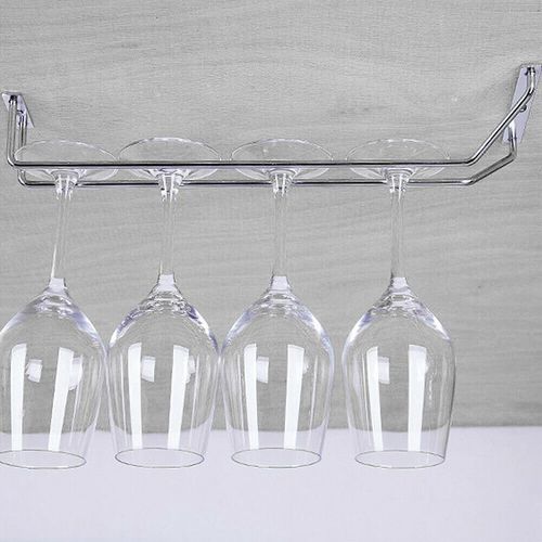 Verres À Vin En Acier Inoxydable, À L'envers, Porte-Verres À Champagne, Rangement De Bar De Cuisine, Rack D'organisation Pour Verres À Vin
