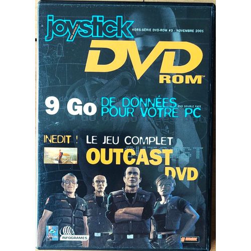 Outcast Dvd Pc (Joystick) + 9go De Données (Démos Et Logiciels)