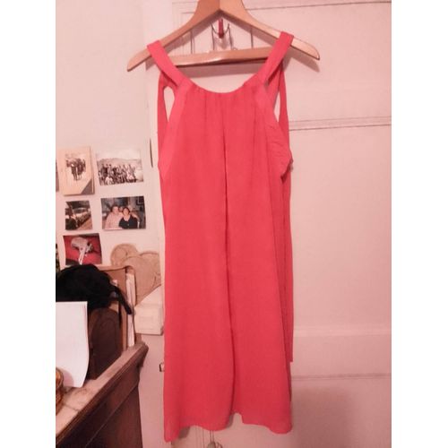 Robe Rose Nouée Au Dos 42 Xl Camaïeu.