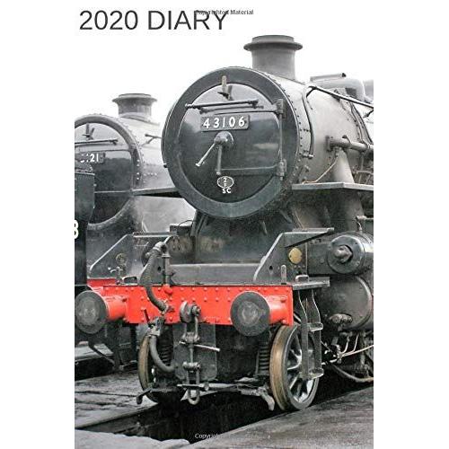 2020 Diary: Page To A Day Ivatt Class 4 Steam Locomotive Planner - Train & Railway Enthusiast Gift - Vintage Railway Diary 2020