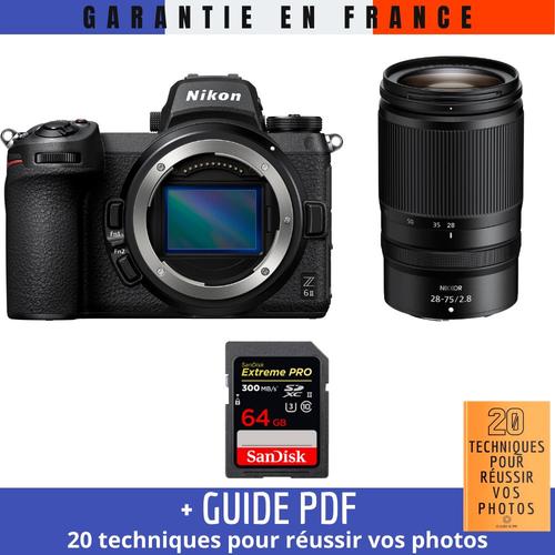 Nikon Z6 II + Z 28-75mm f/2.8 + 1 SanDisk 64GB Extreme PRO UHS-II SDXC 300 MB/s + Guide PDF ""20 TECHNIQUES POUR RÉUSSIR VOS PHOTOS""