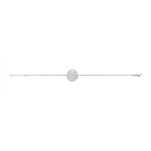 Bracelet Femme - Argent 925 - Oxyde De Zirconium - Longueur : 18 Cm