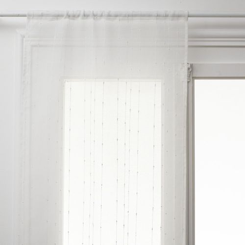 2 Voilages Anissa - Longueur 160 Cm X Largeur 60 Cm - Blanc