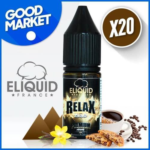 RELAX 6MG 20 X 10ML ELIQUID FRANCE PREMIUM LOT E-LIQUIDE