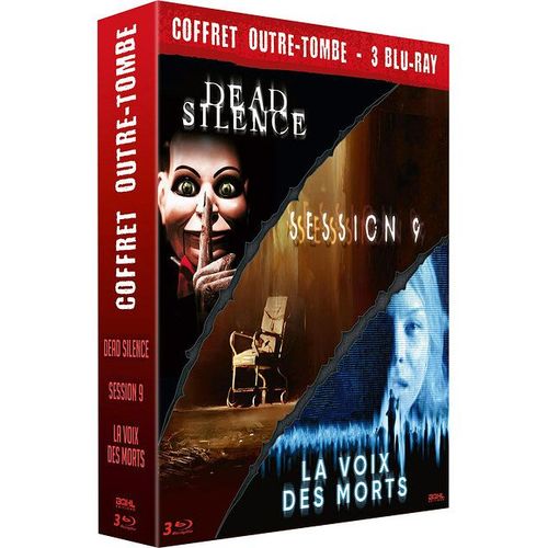 Outre-Tombe - Coffret 3 Films : Dead Silence + La Voix Des Morts + Session 9 - Blu-Ray