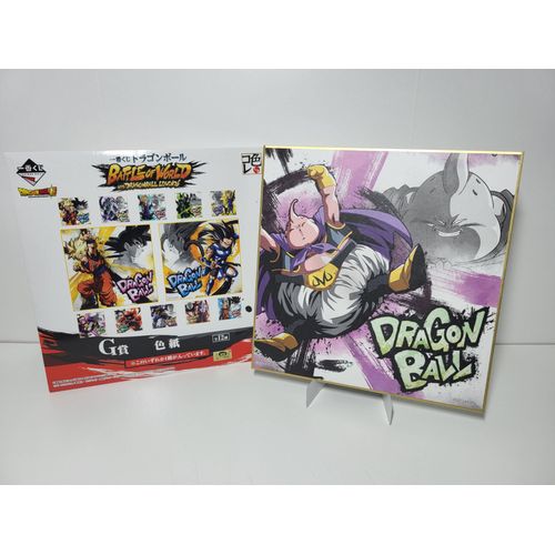 Dragon Ball Legend Battle Of World Ichiban Kuji G Shikishi Buu 20x20cm