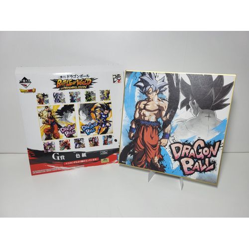 Dragon Ball Legend Battle Of World Ichiban Kuji G Shikishi Goku Instinct 20x20cm