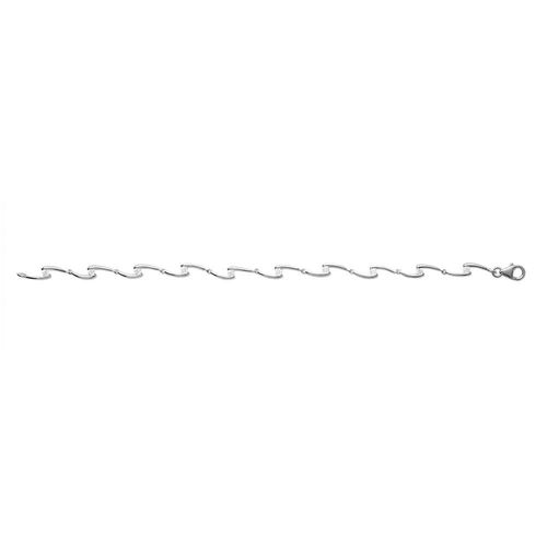 Bracelet Femme - Argent 925 - Oxyde De Zirconium - Longueur : 18 Cm