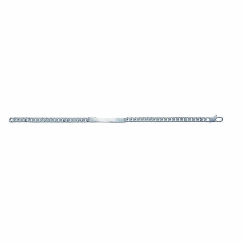 Gourmette Homme - Argent 925 - Chaîne Gourmette - Largeur : 4 Mm - Longueur : 18 Cm