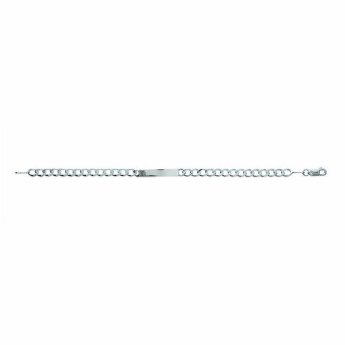 Gourmette Homme - Argent 925 - Chaîne Cheval - Largeur : 4 Mm - Longueur : 18 Cm