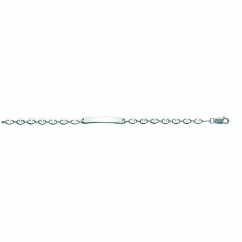 Gourmette Mixte - Argent 925 - Chaîne Grain De Café - Largeur : 6 Mm - Longueur : 21 Cm