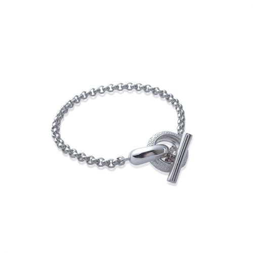 Bracelet Femme - Argent 925 - Oxyde De Zirconium - Longueur : 18 Cm