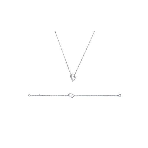 Bracelet Femme - Argent 925 - Oxyde De Zirconium - Longueur : 18 Cm