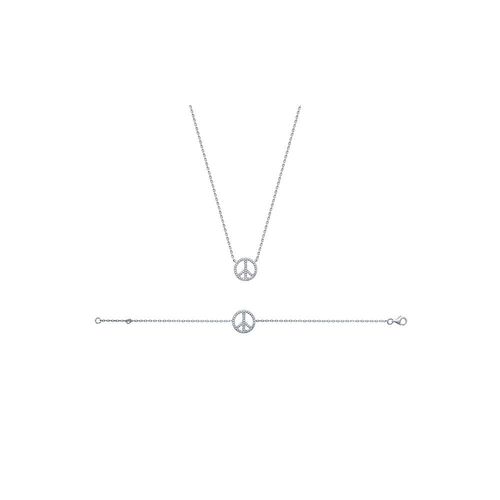 Bracelet Femme - Argent 925 - Oxyde De Zirconium - Longueur : 18 Cm