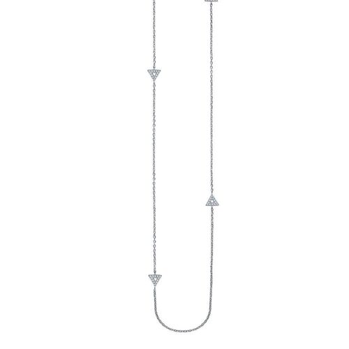 Bracelet Femme - Argent 925 - Oxyde De Zirconium - Longueur : 18 Cm